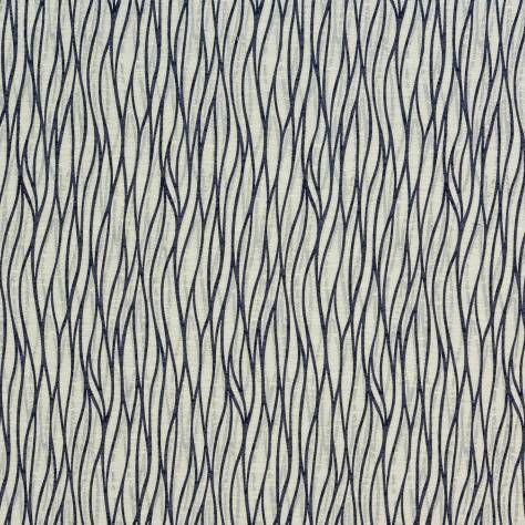Fryetts Essentials Fabrics Linear Fabric - Indigo - linear-indigo - Image 1