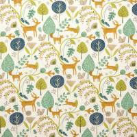 Scandi Woodland Fabric - Jade