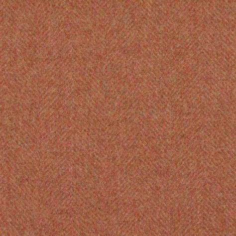 Abraham Moon & Sons Herringbone Wools  Glamis Fabric - Geranium - U1143/AA07 - Image 1