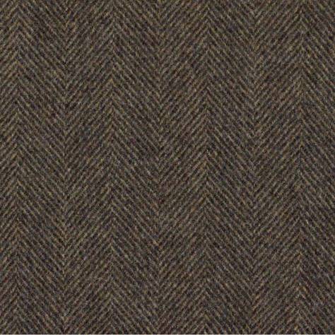 Abraham Moon & Sons Herringbone Wools  Glamis Fabric - Graphite - U1143/R24