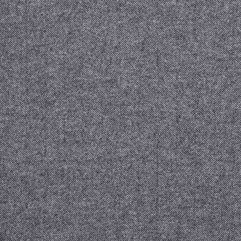 Abraham Moon & Sons Herringbone Wools  Stoneham Fabric - Dark Grey - U1298/AB16
