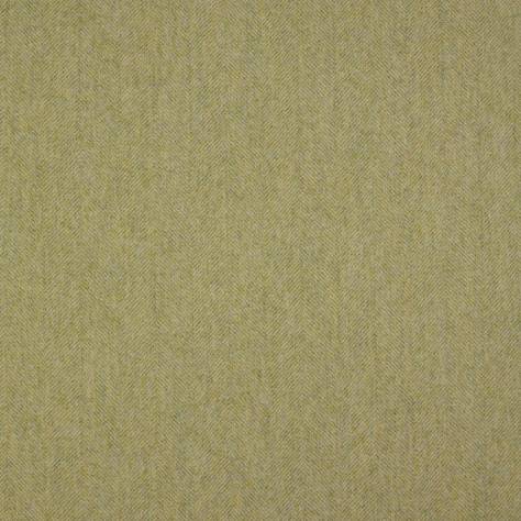 Abraham Moon & Sons Herringbone Wools  Chevron Fabric - Lime - U1298/AN45