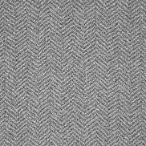 Abraham Moon & Sons Herringbone Wools  Stoneham Fabric - Light Grey - U1298/X15 - Image 1