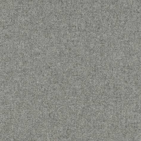 Abraham Moon & Sons Herringbone Wools  Deepdale Fabric - Gull Grey - U1464/DN02