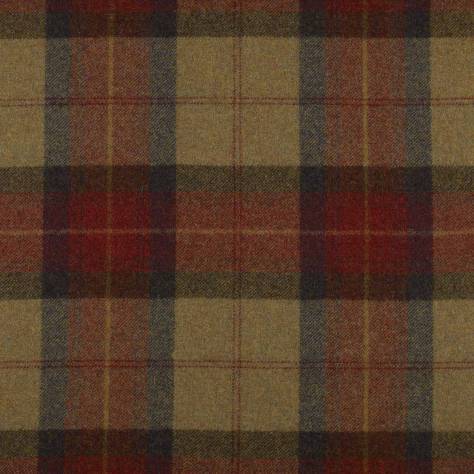 Abraham Moon & Sons Heritage Fabrics Skye Fabric - Claret - U1104/5 - Image 1