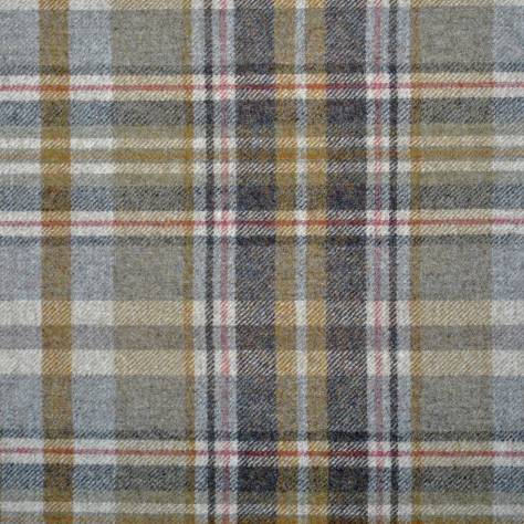 Abraham Moon & Sons Moorland III Fabrics Glen Coe Fabric - Yellow/Pink - U1545/W18
