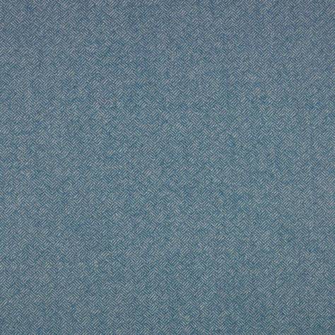 Abraham Moon & Sons Cosmopolitan Fabrics Parquet Fabric - Turquoise - U1228/NRH4