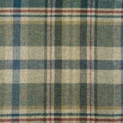 Abraham Moon & Sons Moorland IV Fabrics Glen Coe Fabric - Teal - U1545-DB65-Glen-Coe-Teal
