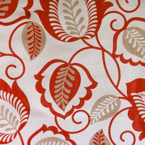 Beaumont Textiles Esme Fabrics Esme Fabric - Red - ESMERED