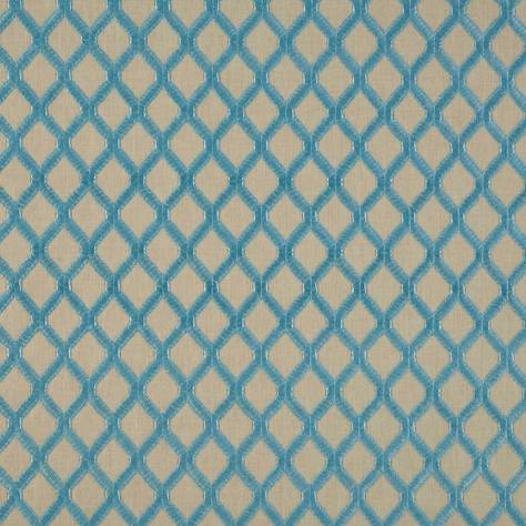 Beaumont Textiles Marrakech Fabrics Mosaic Fabric - Aquamarine - MOSAICAQUAMARINE
