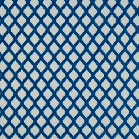 Beaumont Textiles Marrakech Fabrics Mosaic Fabric - Denim - MOSAICDENIM
