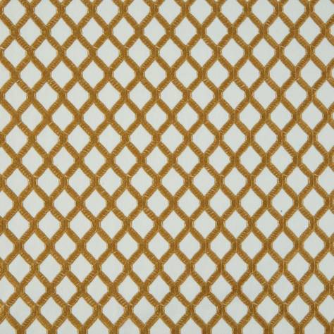 Beaumont Textiles Marrakech Fabrics Mosaic Fabric - Gold - MOSAICGOLD