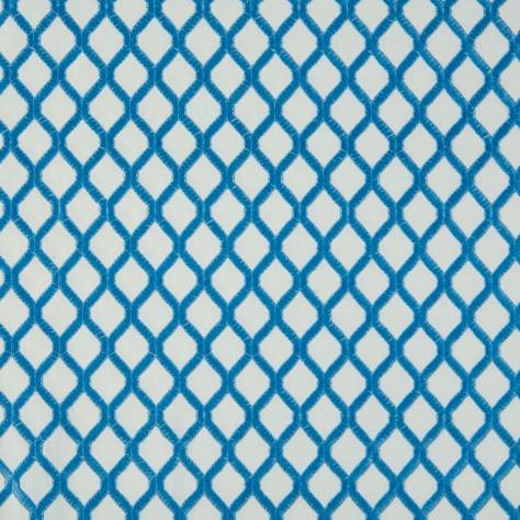 Beaumont Textiles Marrakech Fabrics Mosaic Fabric - Sky Blue - MOSAICSKYBLUE