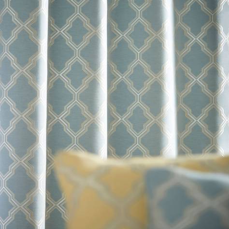 Beaumont Textiles Euphoria Fabrics Frenzy Fabric - Stone Blue - FRENZYSTONEBLUE - Image 2