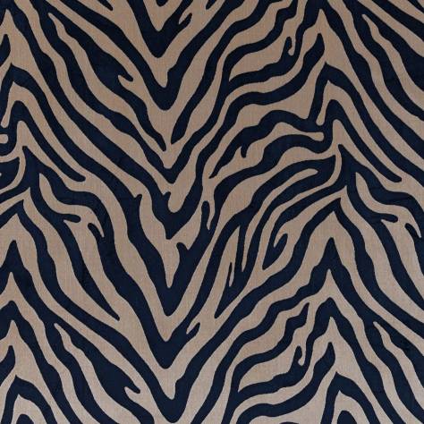 Beaumont Textiles Urban Jungle Fabrics Eva Fabric - Indigo - eva-indigo - Image 1