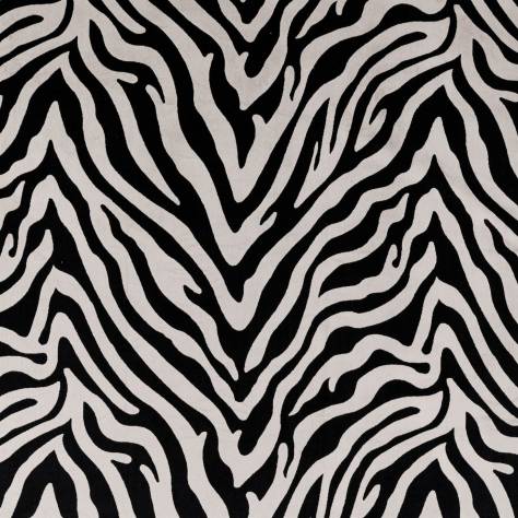 Beaumont Textiles Urban Jungle Fabrics Eva Fabric - Zebra - eva-zebra