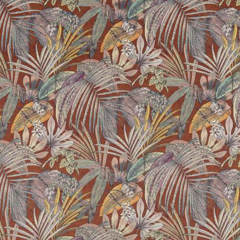 Beaumont Textiles Urban Jungle Fabrics Hutan Palm Fabric - Copper - hutan-palm-copper - Image 1