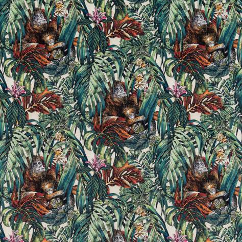 Beaumont Textiles Urban Jungle Fabrics Sumatra Fabric - Rainforest - sumatra-rainforest - Image 1