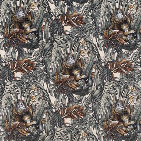 Beaumont Textiles Urban Jungle Fabrics Sumatra Fabric - Tobacco - sumatra-tobacco