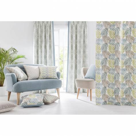 Beaumont Textiles Tropical Fabrics Kitts Fabric - Wedgewood - KITTS-WEDGEWOOD
