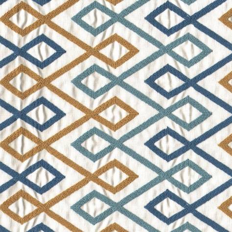 Beaumont Textiles Tropical Fabrics Tobago Fabric - Wedgewood - TOBAGO-WEDGEWOOD - Image 1