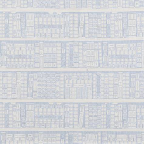 Beaumont Textiles Tru Blu Fabrics Library Fabric - Wedgewood - Library-Wedgewood - Image 1