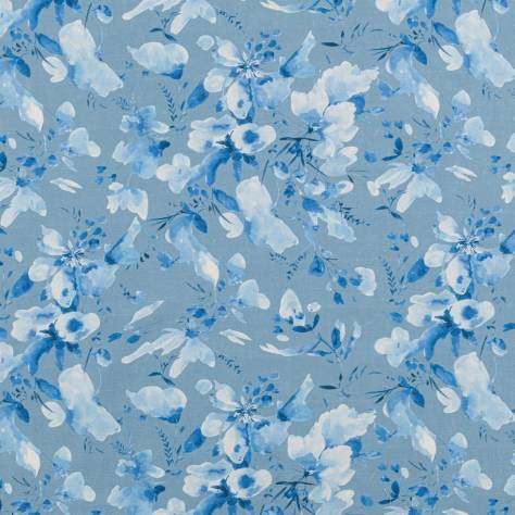 Beaumont Textiles Tru Blu Fabrics Monet Fabric - Denim Blue - Monet-Denim-Blue