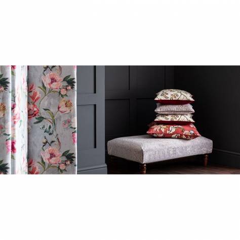 Beaumont Textiles Heritage Fabrics Astley Fabric - Hibiscus - Astley-Hibiscus