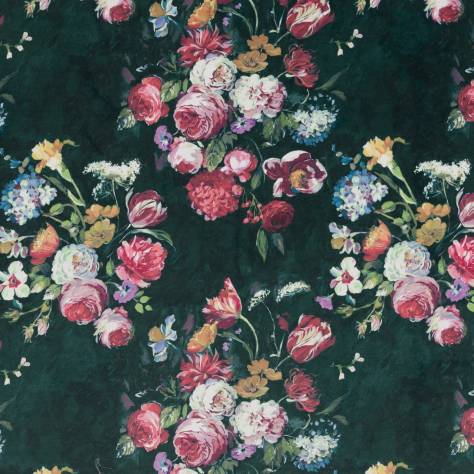 Beaumont Textiles Heritage Fabrics Danbury Fabric - Emerald - Danbury-Emerald