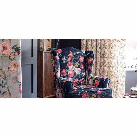 Beaumont Textiles Heritage Fabrics Danbury Fabric - Sapphire - Danbury-Sapphire