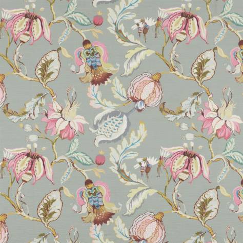 Beaumont Textiles Heritage Fabrics Oleander Fabric - Eau De Nil - Oleander-Eau-De-Nil