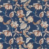 Oleander Fabric - French Navy
