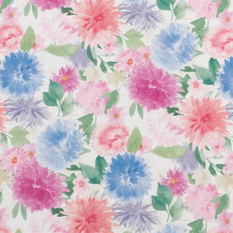 Beaumont Textiles Cottage Garden Fabrics Dahlia Fabric - Summer - DAHLIASUMMER - Image 1