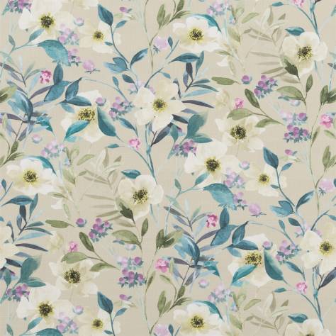 Beaumont Textiles Cottage Garden Fabrics Kew Fabric - Berry - KEWBERRY - Image 1