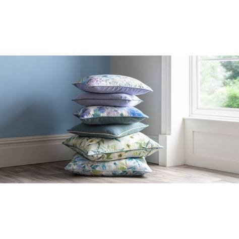 Beaumont Textiles Cottage Garden Fabrics Zinnia Fabric - Winter - ZINNIAWINTER