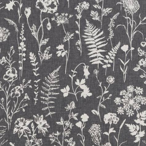 Beaumont Textiles Nordic Fabrics Blomma Fabric - Charcoal - BLOMMA-CHARCOAL - Image 1
