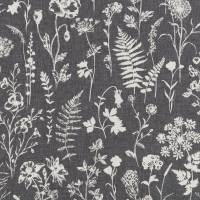 Blomma Fabric - Charcoal