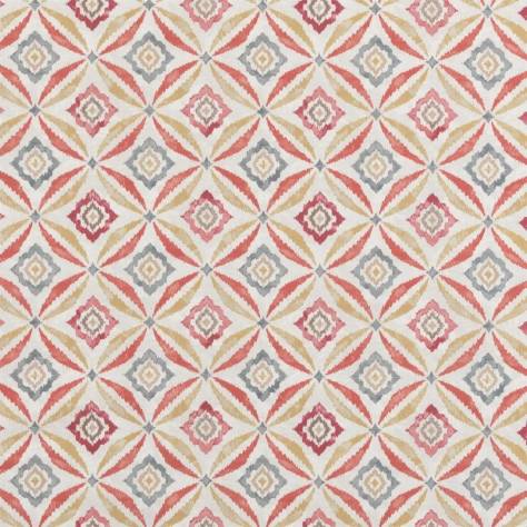 Beaumont Textiles Papyrus Fabrics Horus Fabric - Pomegranate - HORUS-POMEGRANATE - Image 1