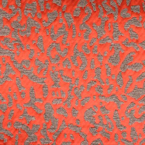 Casamance  Camelia Fabrics Azalea Fabric - Orange - 36191074