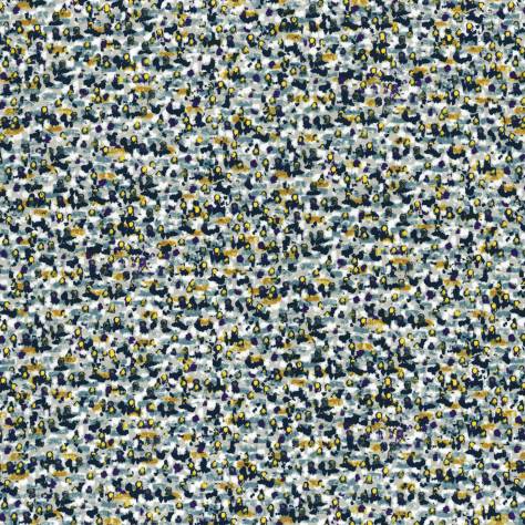 Casamance  Berkeley Square Fabrics Distinction Fabric - Royal Blue/Mustard - 38190361