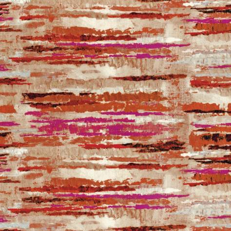Casamance  Berkeley Square Fabrics Courtoisie Fabric - Magenta/Orange - 38210137 - Image 1