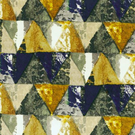 Casamance  Berkeley Square Fabrics Private Fabric - Royal Blue/Gold - 38220371