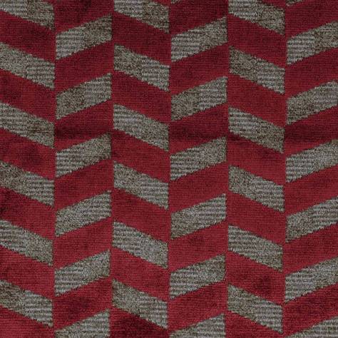 Casamance  Cybele Fabrics Sarabande Fabric - Rouge Piment / Champagne - 44530979 - Image 1