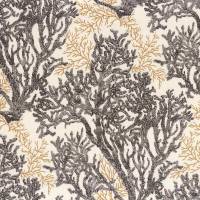 Aquamarine Fabric - Carbon / Yellow Gold