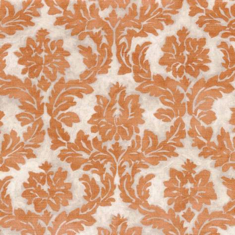 Casamance  Touquet Paris Plage Fabrics Westminster Fabric - Orange Brulee - 44560211