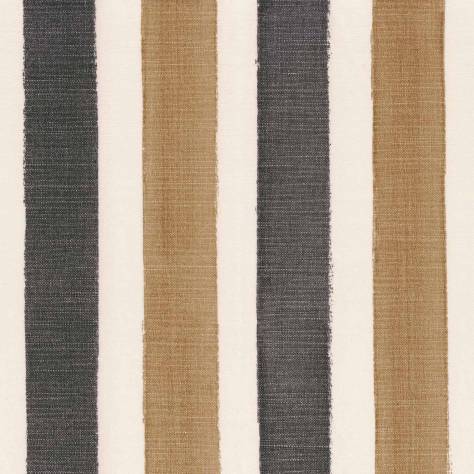 Casamance  Touquet Paris Plage Fabrics Atlantic Fabric - Carbone / Mordore - 44570111 - Image 1