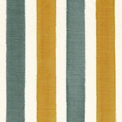 Casamance  Touquet Paris Plage Fabrics Atlantic Fabric - Yellow Gold / English - 44570303
