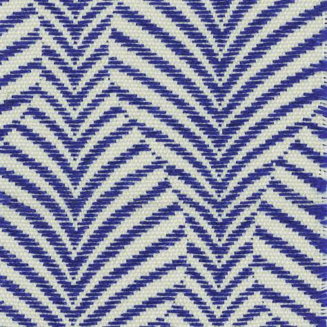 Casamance  Maupiti Fabrics Caori Fabric - Blue Klein - 44690365