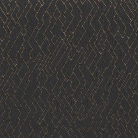 Casamance  Iena Fabrics Apex Fabric - Charcoal Grey - 43700427