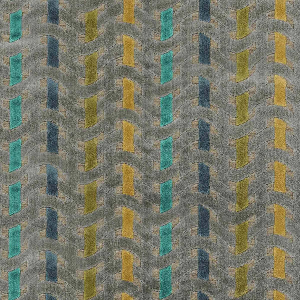Roman Blinds Kappa Fabric - Green Grey (43720456) - Casamance Fabrics Collection